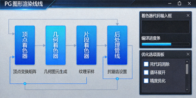 PG图形渲染管线与着色器编译优化界面