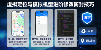 虚拟定位与模拟机型进阶修改防封技巧